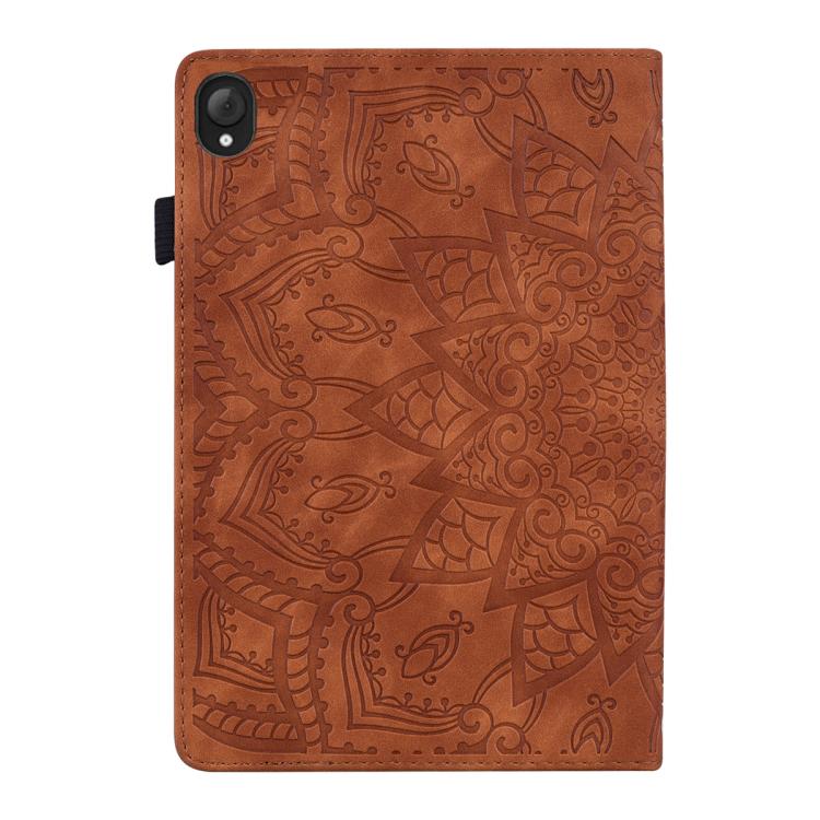 For Lenovo Tab K10C / E10 Calf Texture Embossed Leather Tablet Case