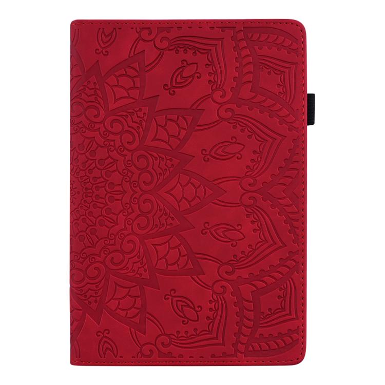 For Lenovo Tab K10C / E10 Calf Texture Embossed Leather Tablet Case
