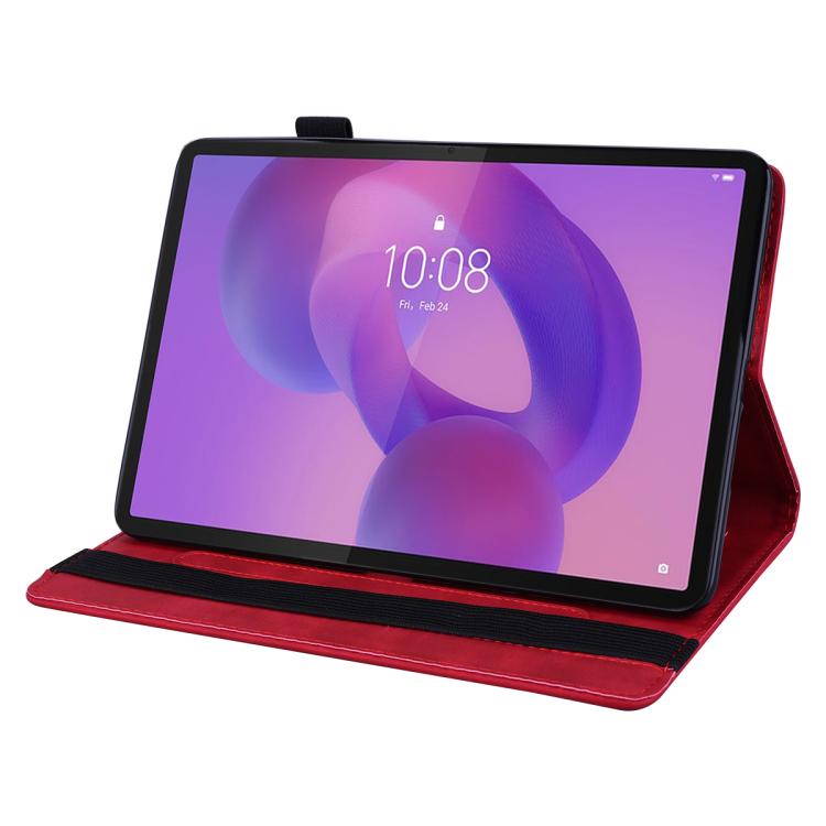 For Lenovo Tab K10C / E10 Calf Texture Embossed Leather Tablet Case