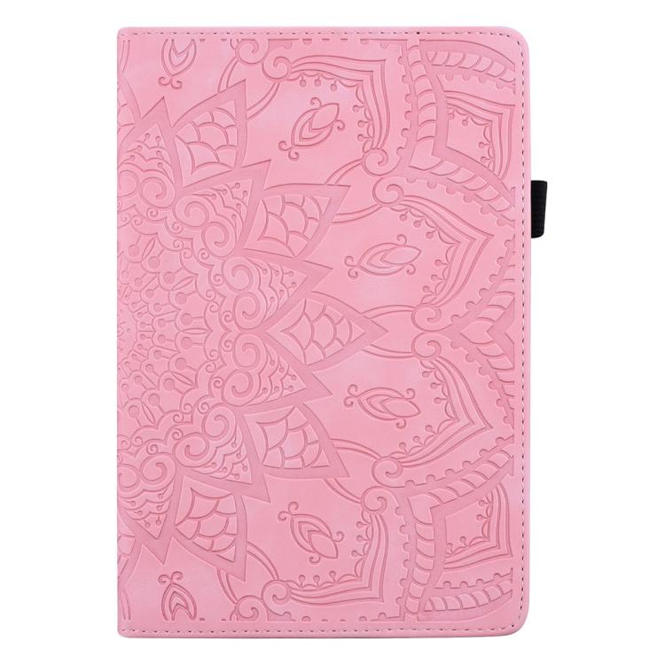 For Lenovo Tab K10C / E10 Calf Texture Embossed Leather Tablet Case