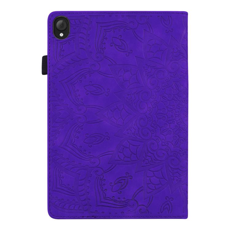 For Lenovo Tab K10C / E10 Calf Texture Embossed Leather Tablet Case