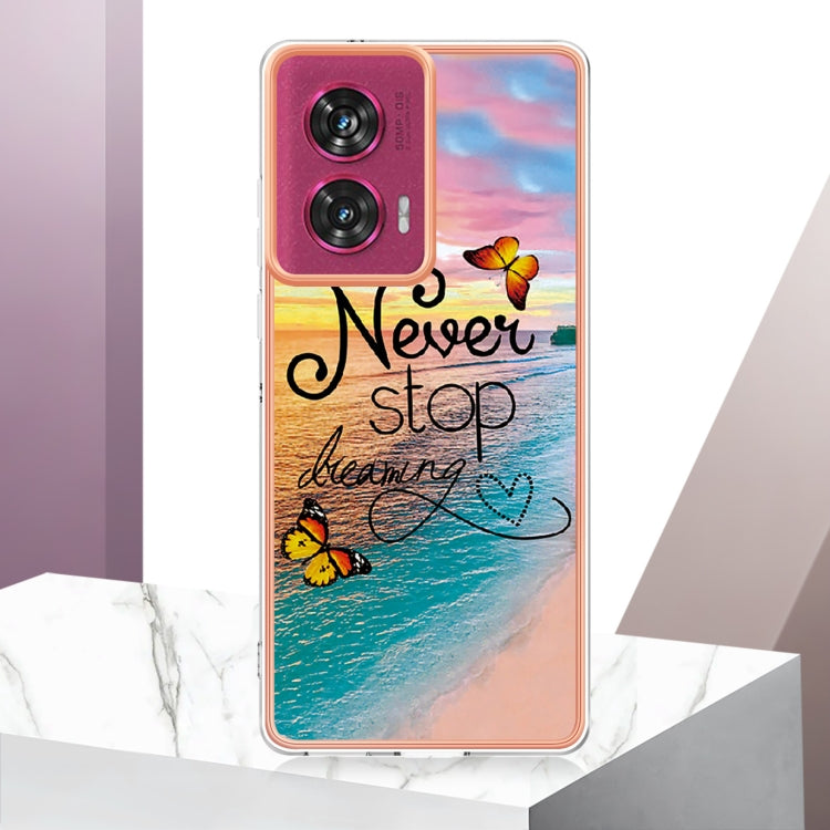 For Motorola Edge 50 Fusion Electroplating IMD TPU Phone Case