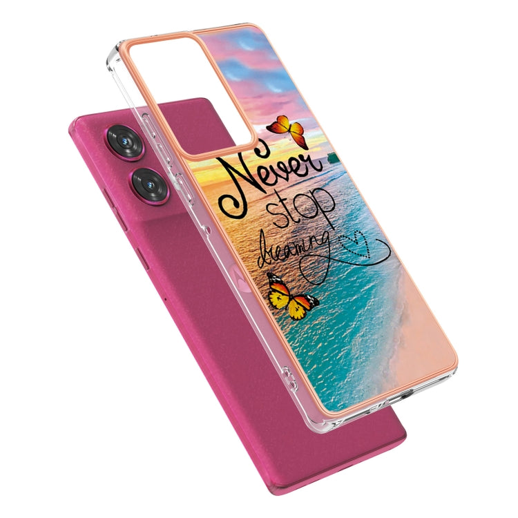 For Motorola Edge 50 Fusion Electroplating IMD TPU Phone Case