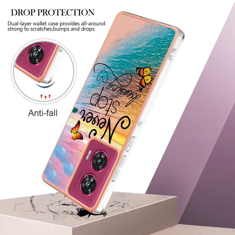 For Motorola Edge 50 Fusion Electroplating IMD TPU Phone Case