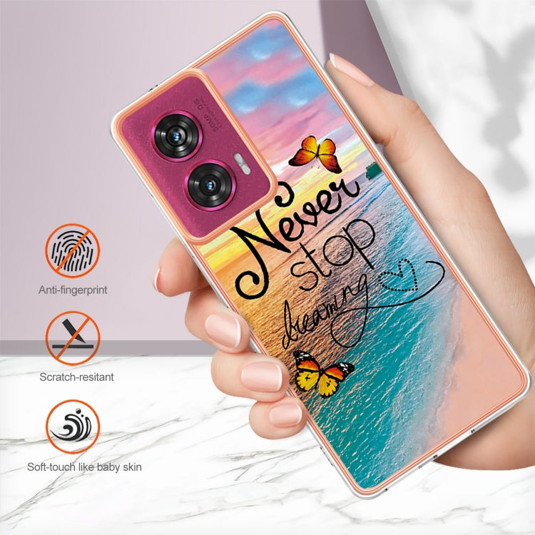 For Motorola Edge 50 Fusion Electroplating IMD TPU Phone Case