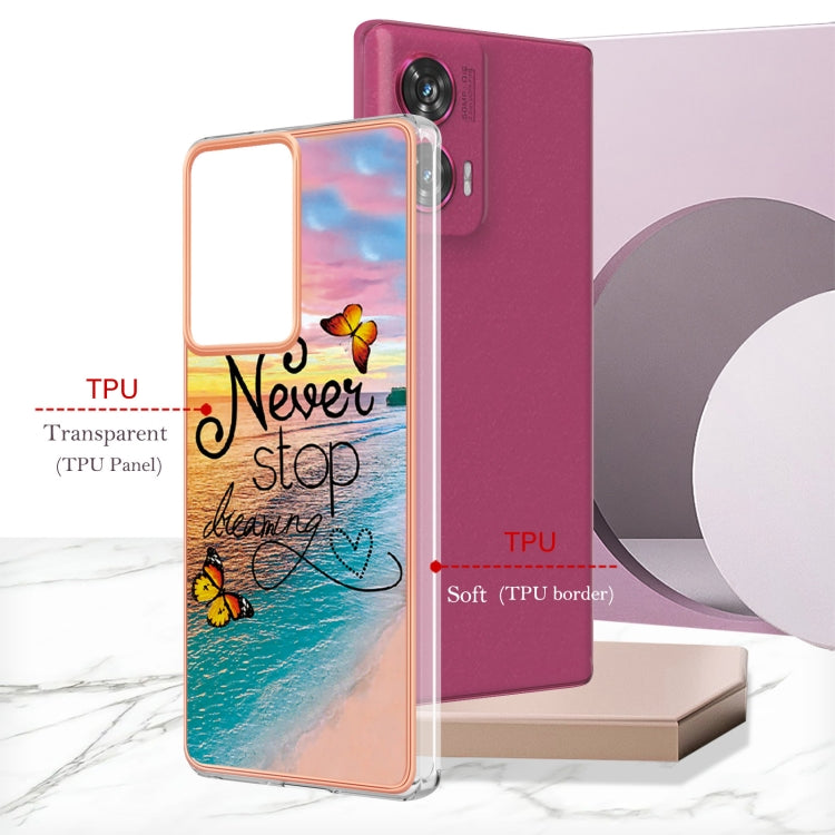 For Motorola Edge 50 Fusion Electroplating IMD TPU Phone Case