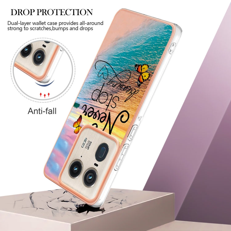 For Motorola Edge 50 Ultra Electroplating IMD TPU Phone Case