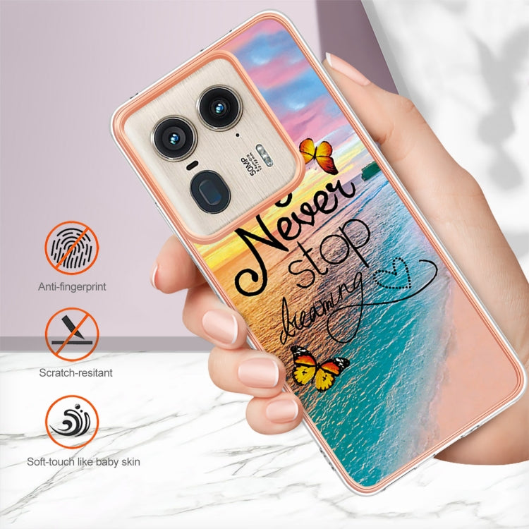 For Motorola Edge 50 Ultra Electroplating IMD TPU Phone Case