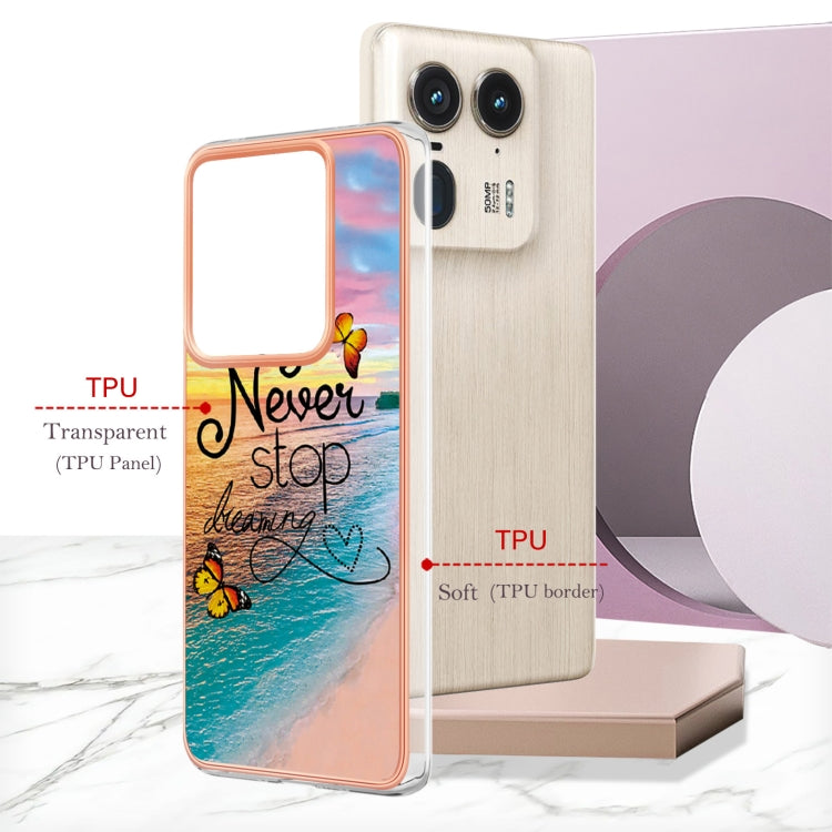 For Motorola Edge 50 Ultra Electroplating IMD TPU Phone Case