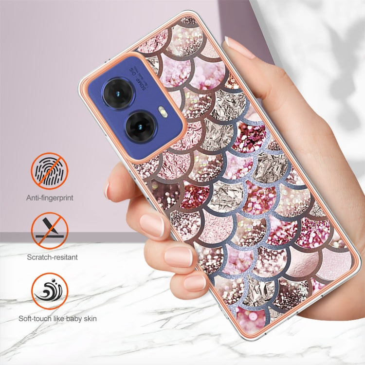 For Motorola Moto G85 Electroplating IMD TPU Phone Case