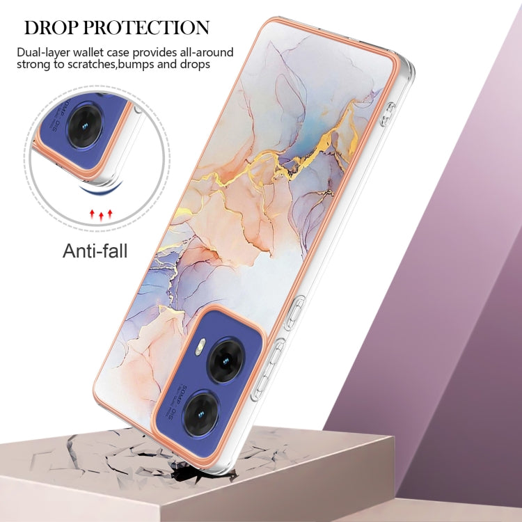 For Motorola Moto G85 Electroplating IMD TPU Phone Case