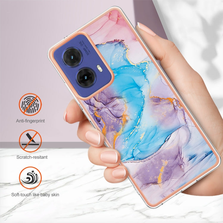 For Motorola Moto G85 Electroplating IMD TPU Phone Case