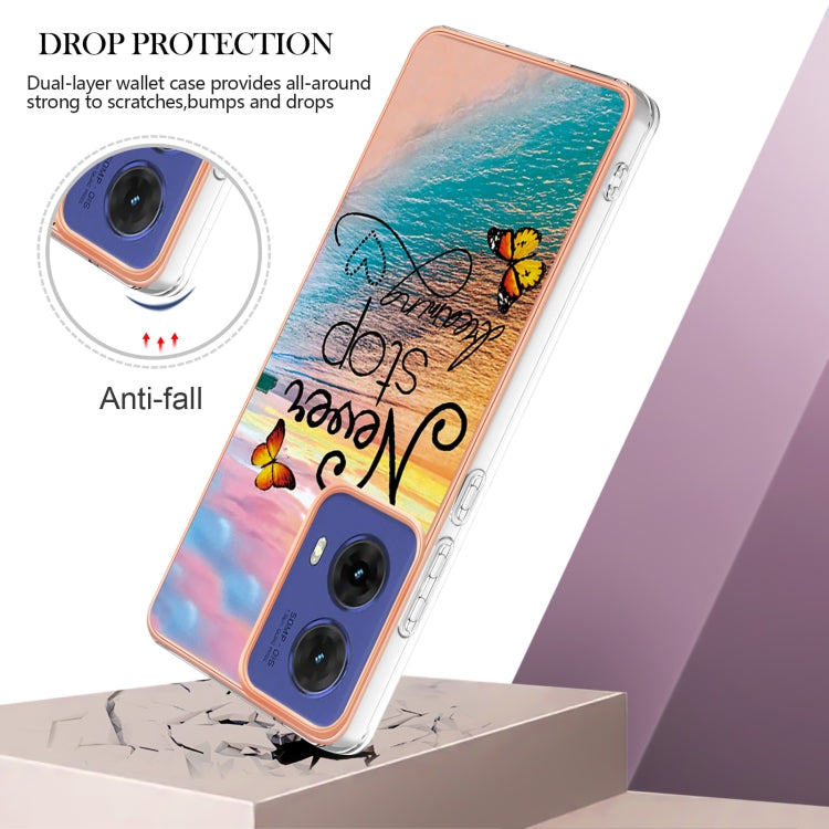 For Motorola Moto G85 Electroplating IMD TPU Phone Case