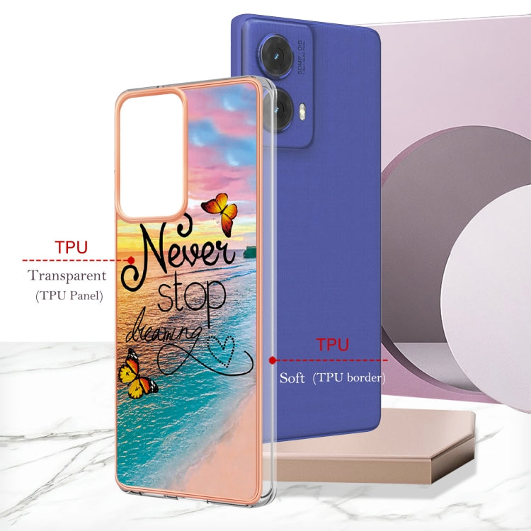 For Motorola Moto G85 Electroplating IMD TPU Phone Case