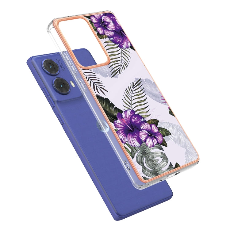 For Motorola Moto G85 Electroplating IMD TPU Phone Case