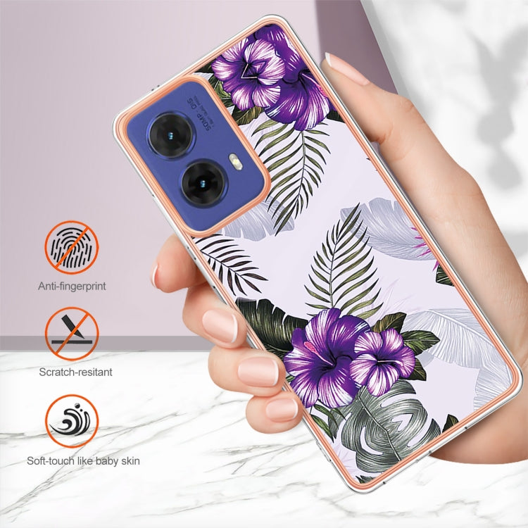 For Motorola Moto G85 Electroplating IMD TPU Phone Case