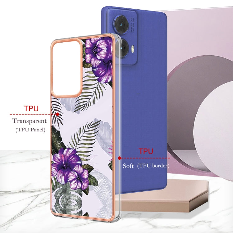 For Motorola Moto G85 Electroplating IMD TPU Phone Case