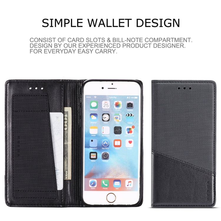 For iPhone 6 MUXMA MX109 Horizontal Flip Leather Case with Holder & Card Slot & Wallet