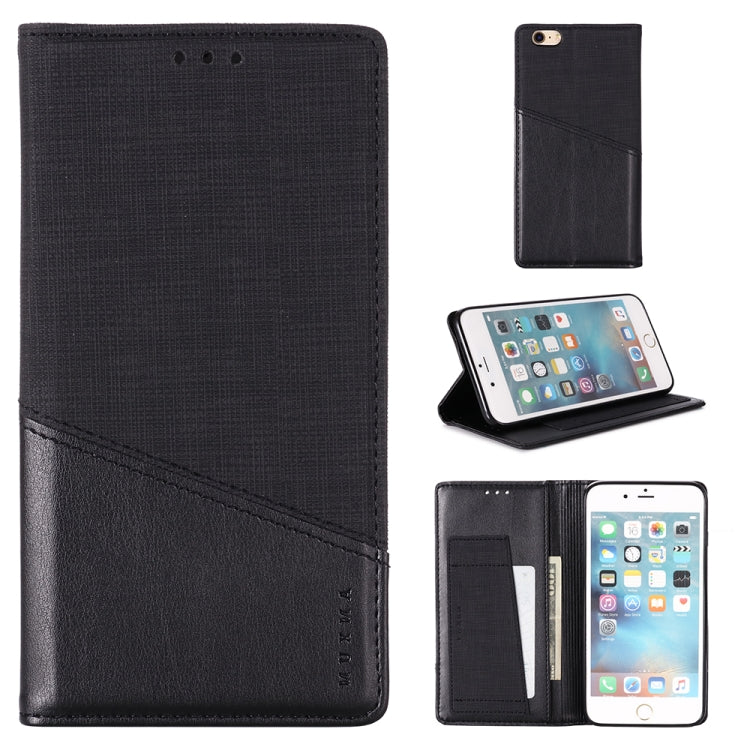 For iPhone 6 Plus MUXMA MX109 Horizontal Flip Leather Case with Holder & Card Slot & Wallet