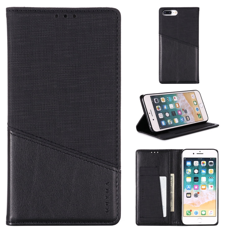 For iPhone 7 Plus / 8 Plus MUXMA MX109 Horizontal Flip Leather Case with Holder & Card Slot & Wallet