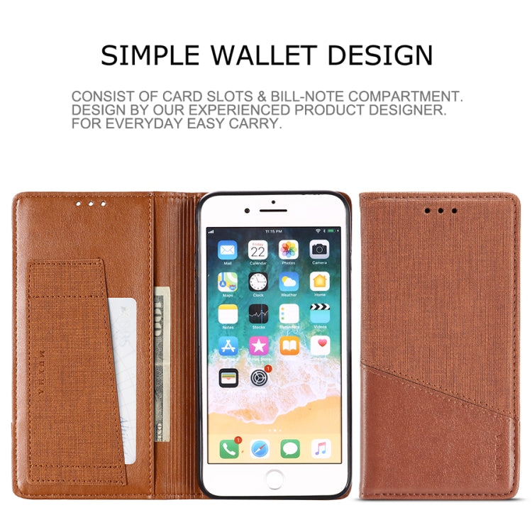 For iPhone 7 Plus / 8 Plus MUXMA MX109 Horizontal Flip Leather Case with Holder & Card Slot & Wallet