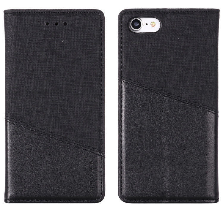 For iPhone 8 / 7 MUXMA MX109 Horizontal Flip Leather Case with Holder & Card Slot & Wallet
