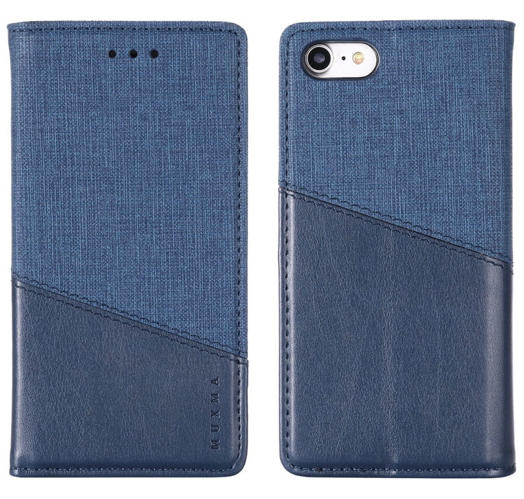 For iPhone 8 / 7 MUXMA MX109 Horizontal Flip Leather Case with Holder & Card Slot & Wallet