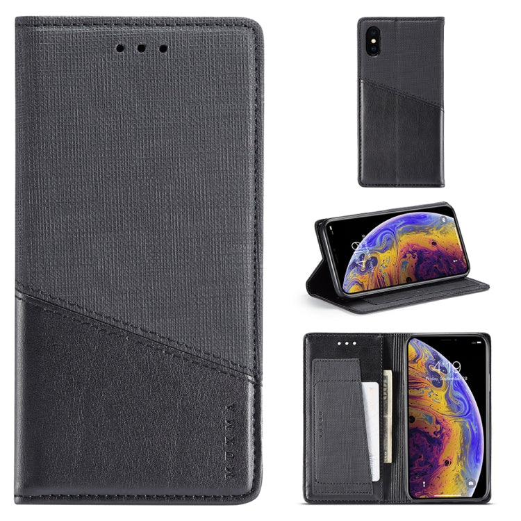 For iPhone X / XS MUXMA MX109 Horizontal Flip Leather Case with Holder & Card Slot & Wallet