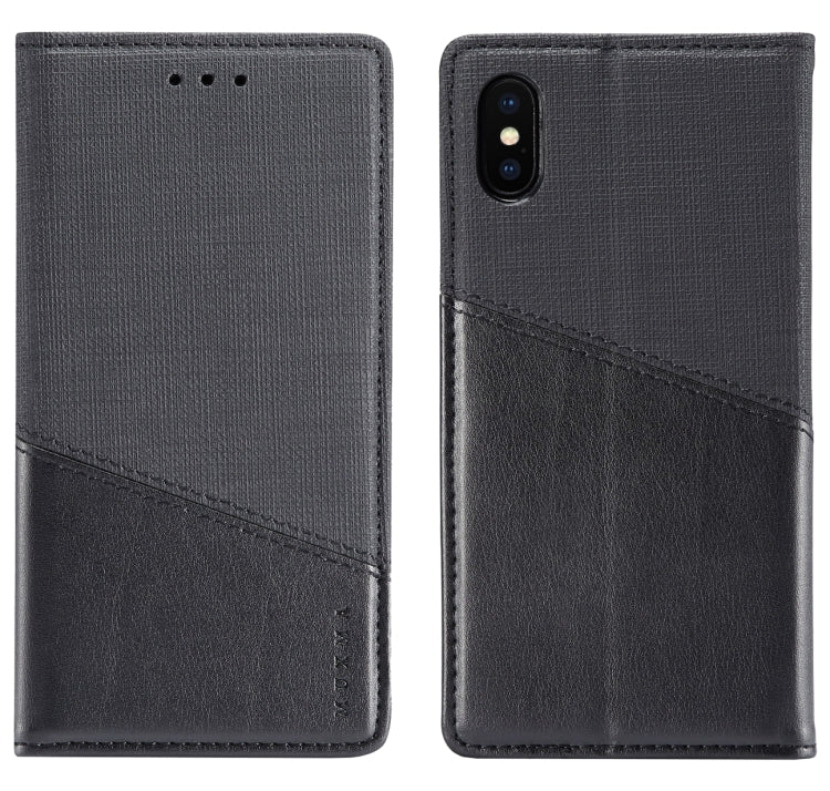For iPhone X / XS MUXMA MX109 Horizontal Flip Leather Case with Holder & Card Slot & Wallet