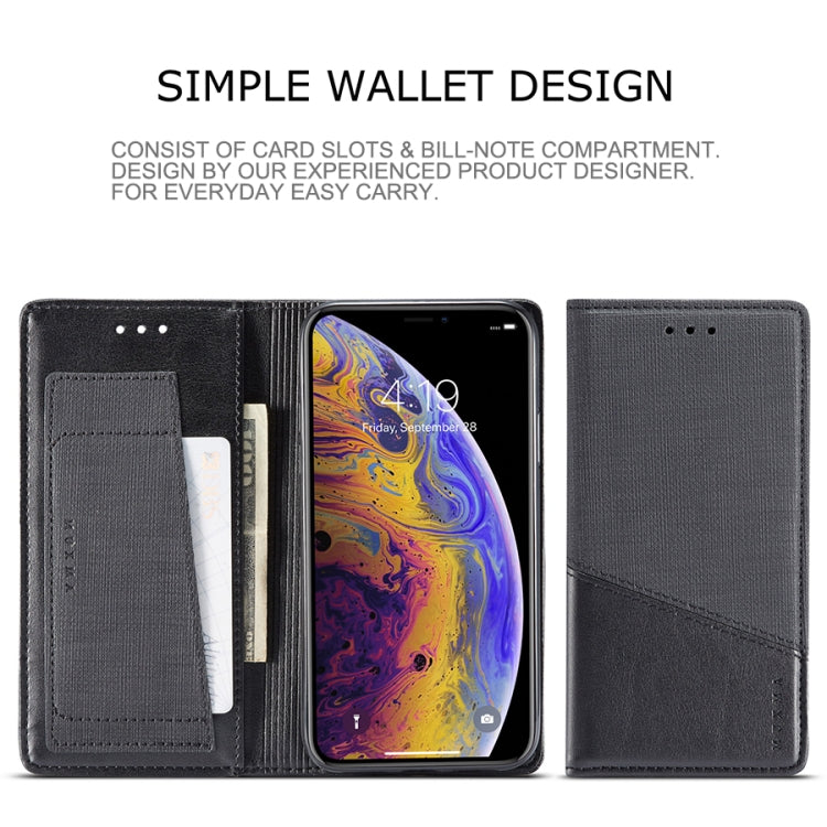 For iPhone X / XS MUXMA MX109 Horizontal Flip Leather Case with Holder & Card Slot & Wallet