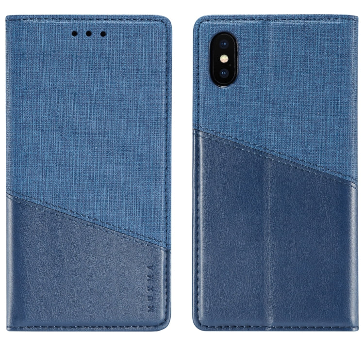 For iPhone X / XS MUXMA MX109 Horizontal Flip Leather Case with Holder & Card Slot & Wallet
