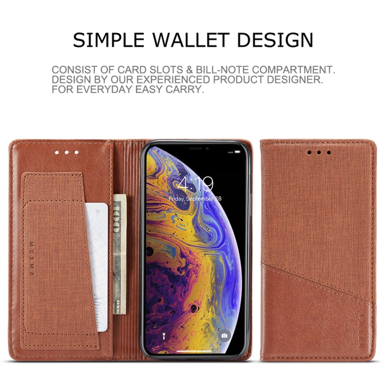 For iPhone X / XS MUXMA MX109 Horizontal Flip Leather Case with Holder & Card Slot & Wallet