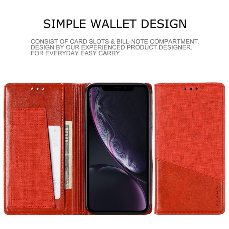 For iPhone XR MUXMA MX109 Horizontal Flip Leather Case with Holder & Card Slot & Wallet