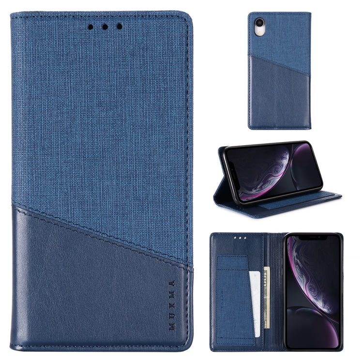 For iPhone XR MUXMA MX109 Horizontal Flip Leather Case with Holder & Card Slot & Wallet