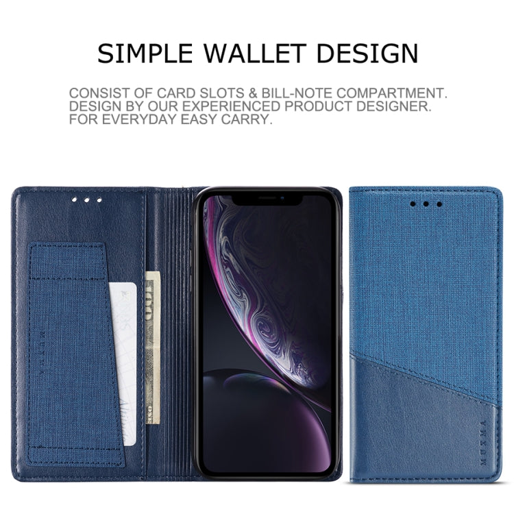For iPhone XR MUXMA MX109 Horizontal Flip Leather Case with Holder & Card Slot & Wallet
