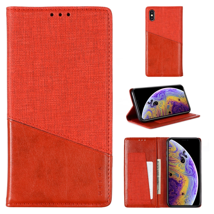 For iPhone XS Max MUXMA MX109 Horizontal Flip Leather Case with Holder & Card Slot & Wallet