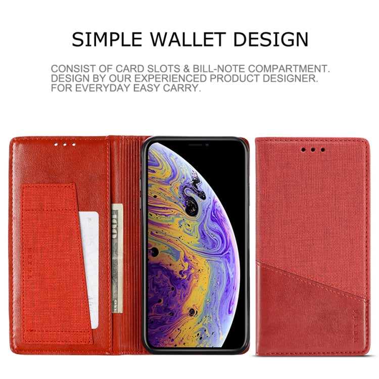 For iPhone XS Max MUXMA MX109 Horizontal Flip Leather Case with Holder & Card Slot & Wallet