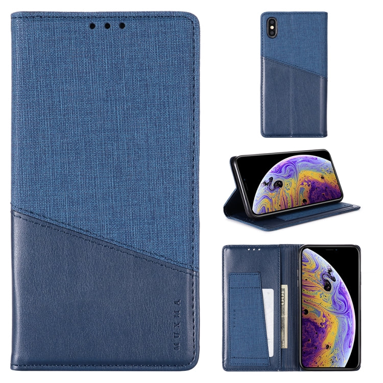 For iPhone XS Max MUXMA MX109 Horizontal Flip Leather Case with Holder & Card Slot & Wallet
