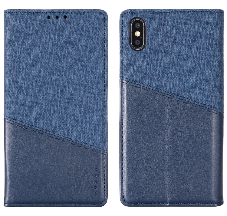 For iPhone XS Max MUXMA MX109 Horizontal Flip Leather Case with Holder & Card Slot & Wallet