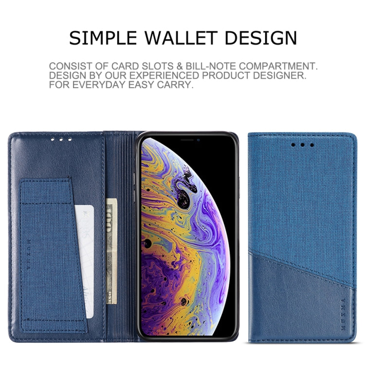 For iPhone XS Max MUXMA MX109 Horizontal Flip Leather Case with Holder & Card Slot & Wallet
