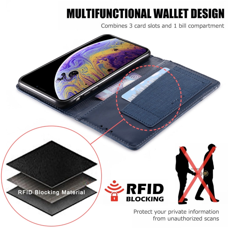 For iPhone XS Max MUXMA MX109 Horizontal Flip Leather Case with Holder & Card Slot & Wallet