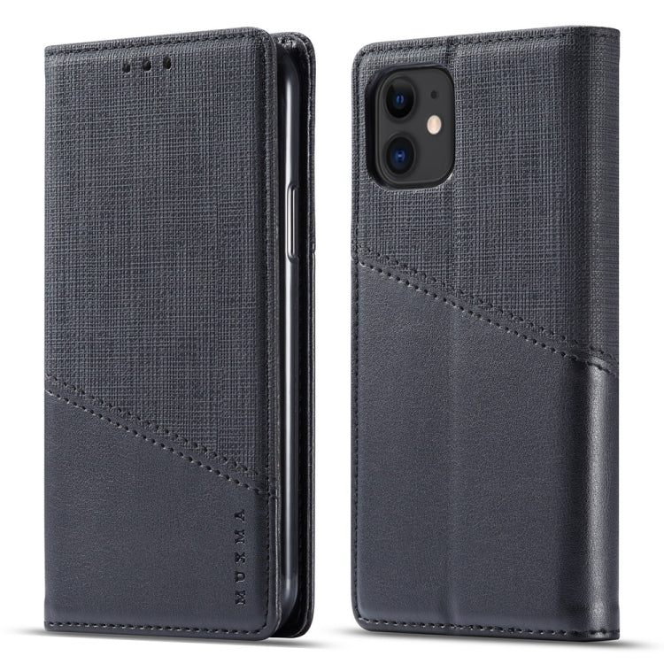 For iPhone 11 MUXMA MX109 Horizontal Flip Leather Case with Holder & Card Slot & Wallet
