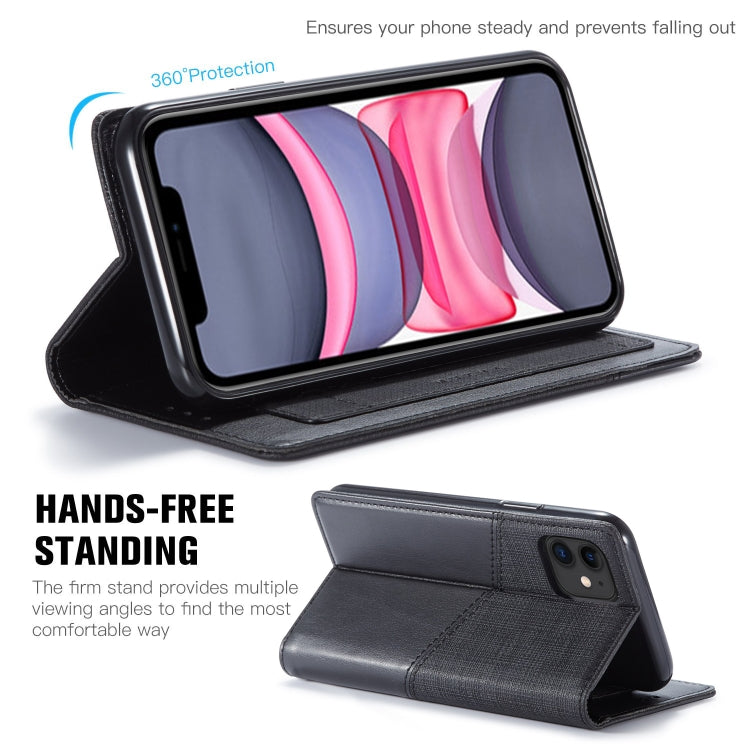 For iPhone 11 MUXMA MX109 Horizontal Flip Leather Case with Holder & Card Slot & Wallet