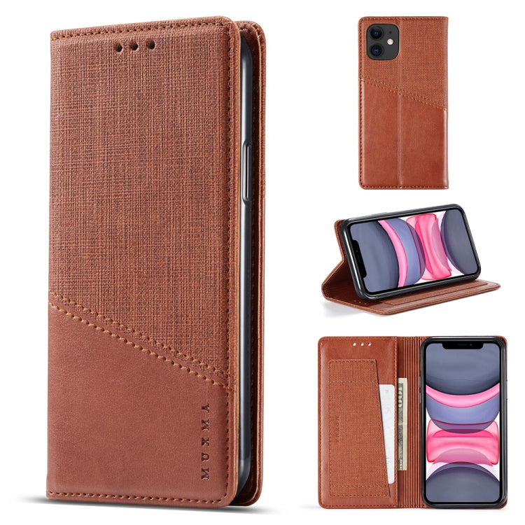 For iPhone 11 MUXMA MX109 Horizontal Flip Leather Case with Holder & Card Slot & Wallet