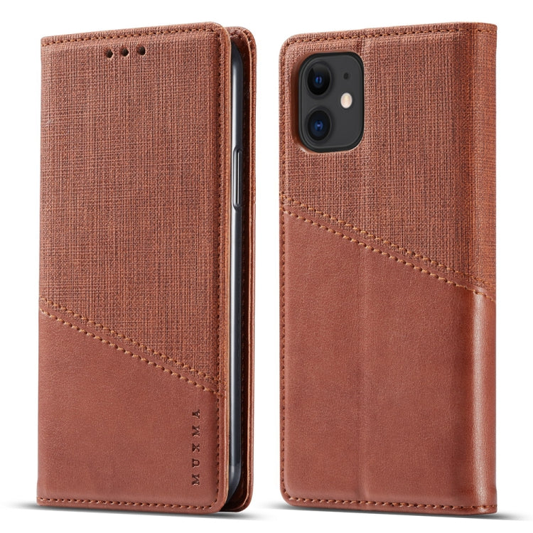 For iPhone 11 MUXMA MX109 Horizontal Flip Leather Case with Holder & Card Slot & Wallet