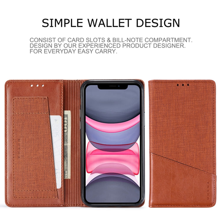 For iPhone 11 MUXMA MX109 Horizontal Flip Leather Case with Holder & Card Slot & Wallet