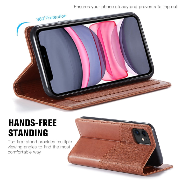 For iPhone 11 MUXMA MX109 Horizontal Flip Leather Case with Holder & Card Slot & Wallet