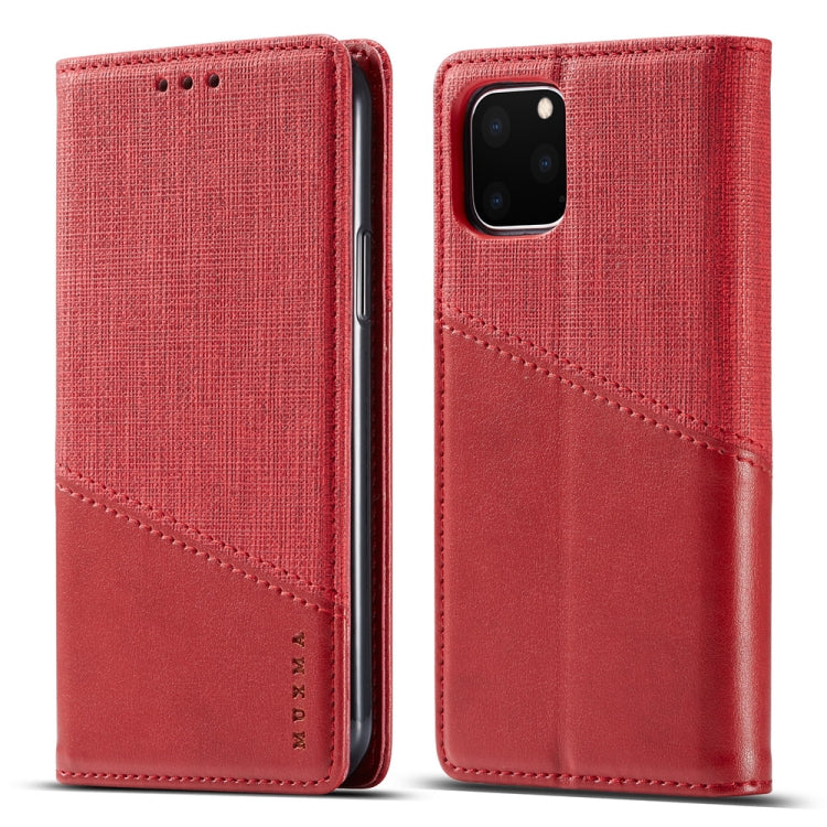 For iPhone 11 Pro Max MUXMA MX109 Horizontal Flip Leather Case with Holder & Card Slot & Wallet