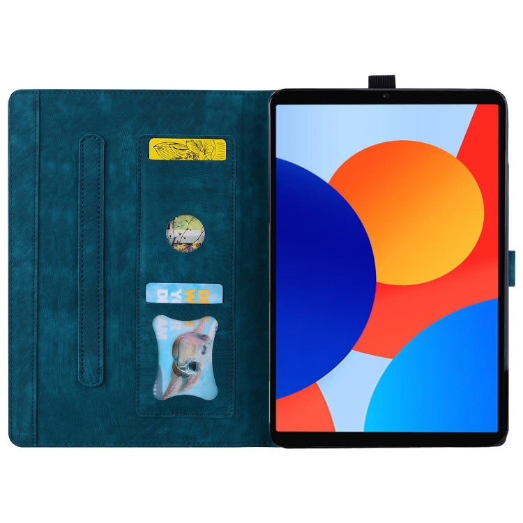 For Xiaomi Redmi Pad SE 8.7 4G Cartoon Sakura Cat Embossed Leather Tablet Case