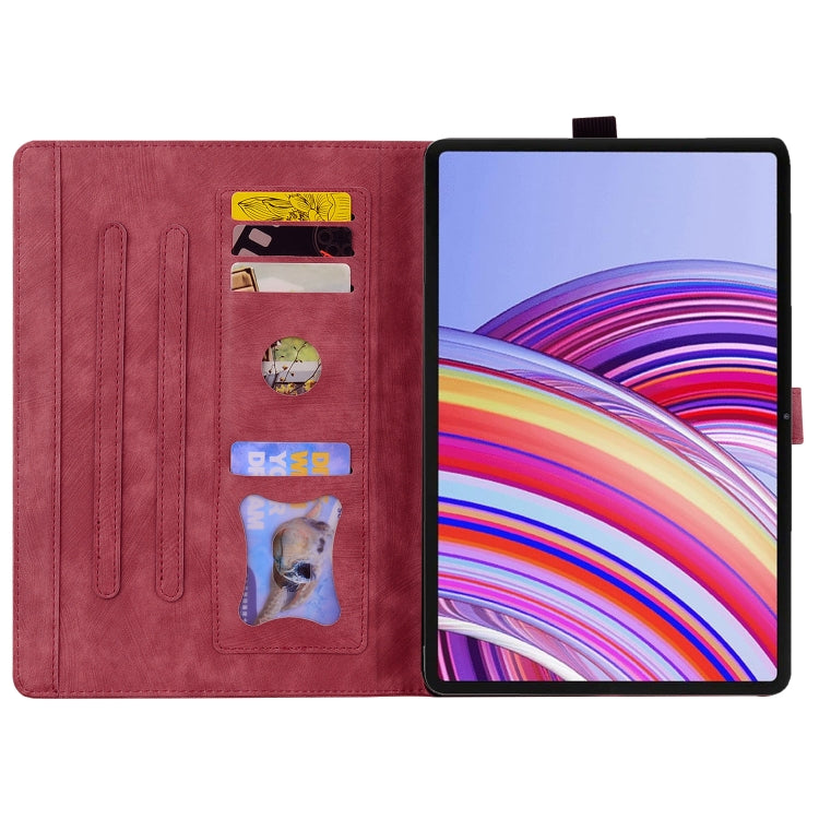 For Xiaomi Redmi Pad 2 Pro / Pro 12.1 Cartoon Sakura Cat Embossed Leather Tablet Case